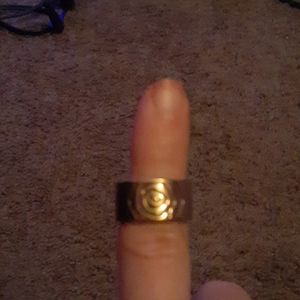 Gold colored  ring